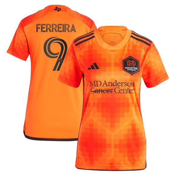 Sebasti¨¢n Ferreira Houston Dynamo FC adidas Women's 2024 El Sol Replica Jersey - Orange