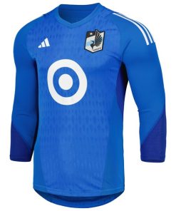 Alternative view of Minnesota United FC adidas 2024 Goalkeeper Long Sleeve Replica Jersey - Blue