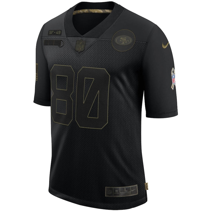 Men's Nike Jerry Rice San Francisco 49ers 2020 Salute To Service Retired Limited Jersey - Black - Image 2