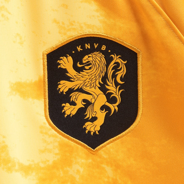 Netherlands National Team Nike 2022/23 Home Breathe Stadium Replica Blank Jersey - Orange - Image 4