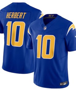 Justin Herbert Los Angeles Chargers Nike Vapor F.U.S.E. Limited Jersey - Royal/Navy/Powder Blue/White