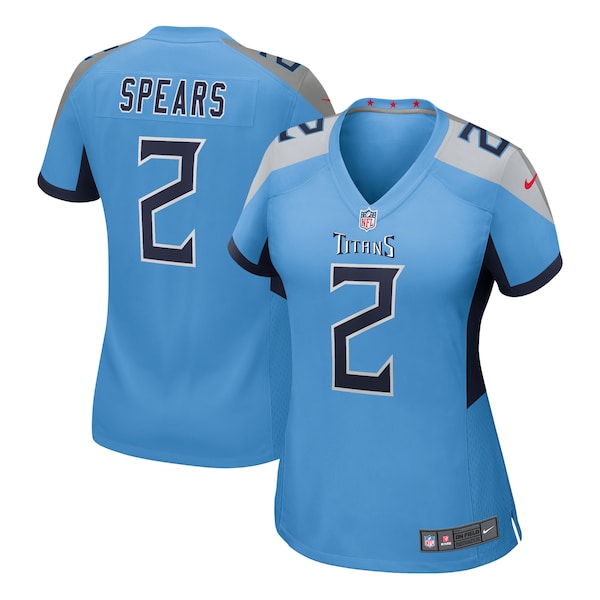 Tyjae Spears Tennessee Titans Nike Women's Team Game Jersey - Light Blue/Navy