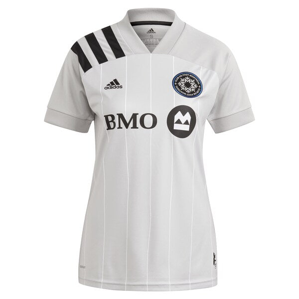 CF Montr¨¦al adidas Women's 2021 Secondary Custom Replica Jersey - Gray - Image 2