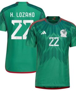 Hirving Lozano Mexico National Team adidas 2022/23 Home Authentic Jersey - Green