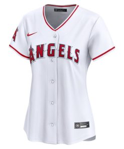 Alternative view of Los Angeles Angels Nike Women's Home Limited Jersey - White