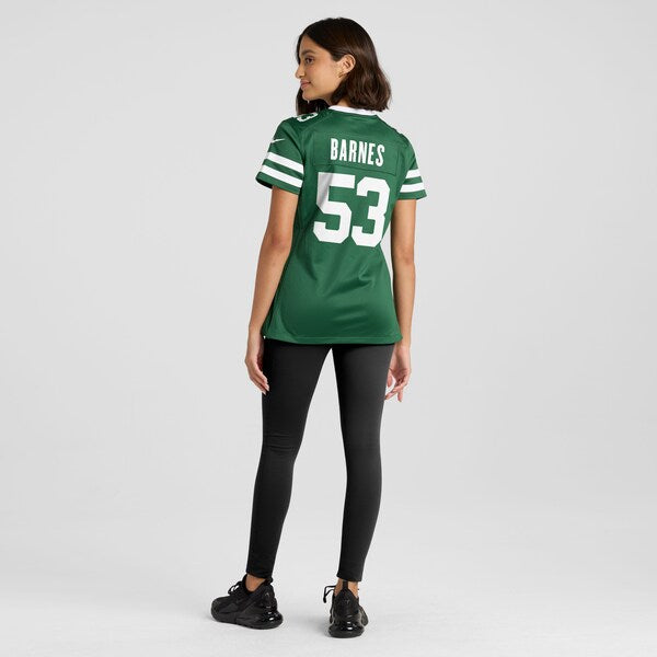Zaire Barnes New York Jets Nike Women's Team Game Jersey - Legacy Green - Image 6