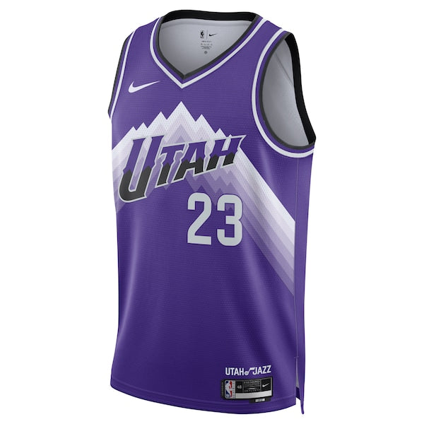 Lauri Markkanen Utah Jazz Nike Unisex 2023/24 Swingman Jersey - Purple - City Edition - Image 2
