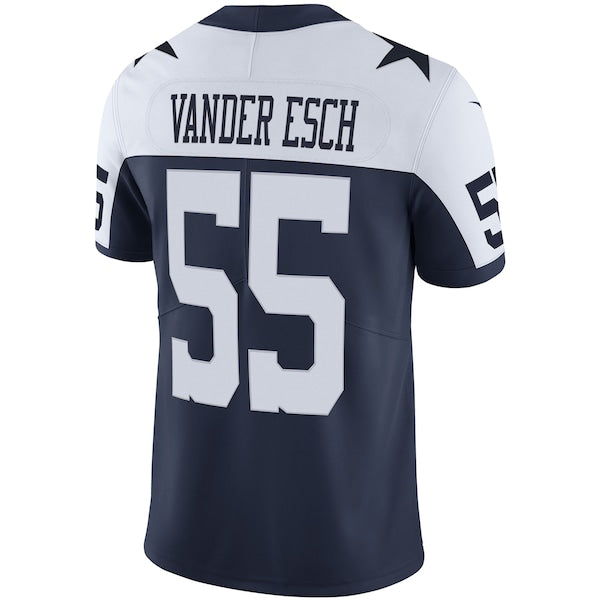 Leighton Vander Esch Dallas Cowboys Nike Alternate Vapor Limited Jersey - Navy/White - Image 4