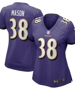 Ben Mason Baltimore Ravens Nike Women's Game Jersey - Purple