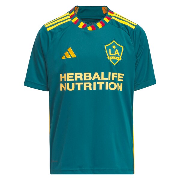 Marco Reus LA Galaxy adidas Youth 2024 LA Kit Replica Player Jersey - Green - Image 2