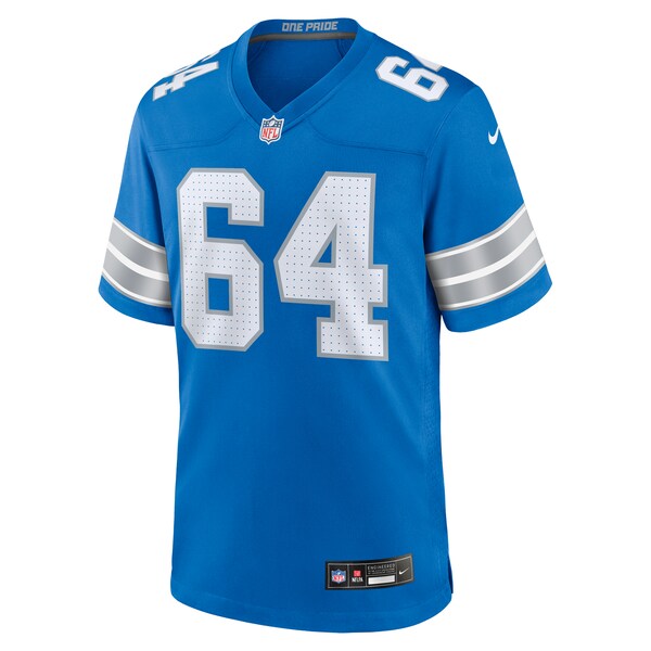 Bryan Hudson Detroit Lions Nike Game Jersey - Blue - Image 2