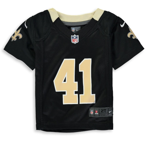Alvin Kamara New Orleans Saints Nike Toddler Game Jersey - Black - Image 2
