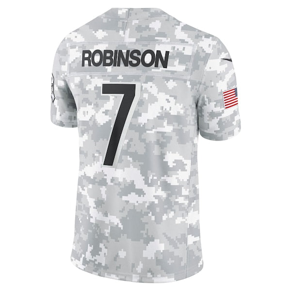 Bijan Robinson Atlanta Falcons Nike 2024 Salute to Service Limited Jersey - Arctic Camo - Image 3