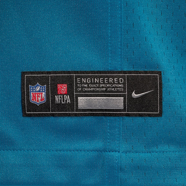 Tyson Campbell Jacksonville Jaguars Nike Team Game Jersey - Teal - Image 6