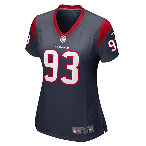 Kurt Hinish Houston Texans Nike Women's Game Player Jersey - Navy - Image 2