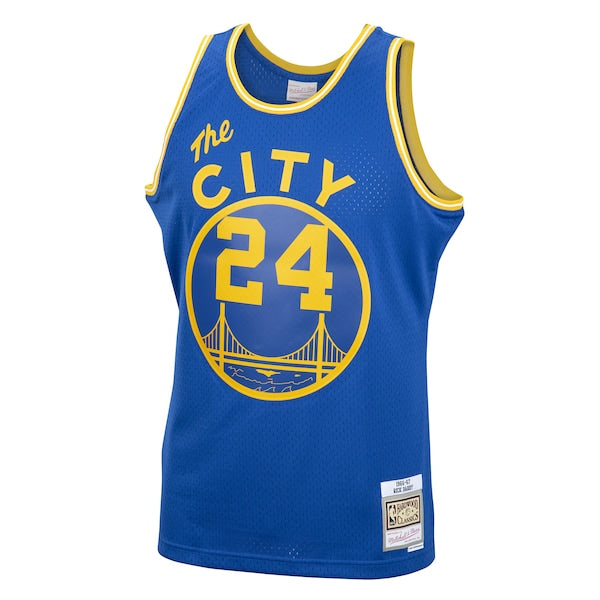 Rick Barry Golden State Warriors 2001/02 Hardwood Classics Swingman Jersey - Royal - Image 2