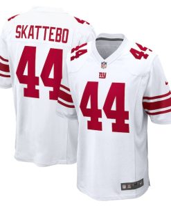 Cam Skattebo New York Giants Nike Game Jersey - White/Royal