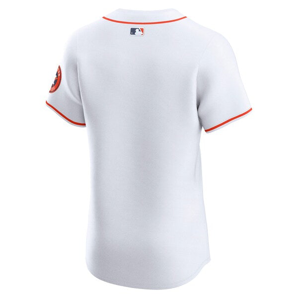 Houston Astros Nike Home Elite Jersey - White - Image 3