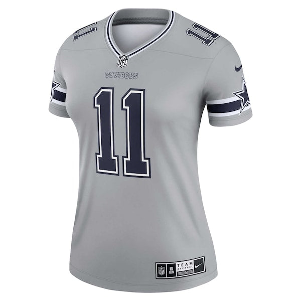 Micah Parsons Dallas Cowboys Nike Women's Inverted Legend Jersey - Silver - Image 2