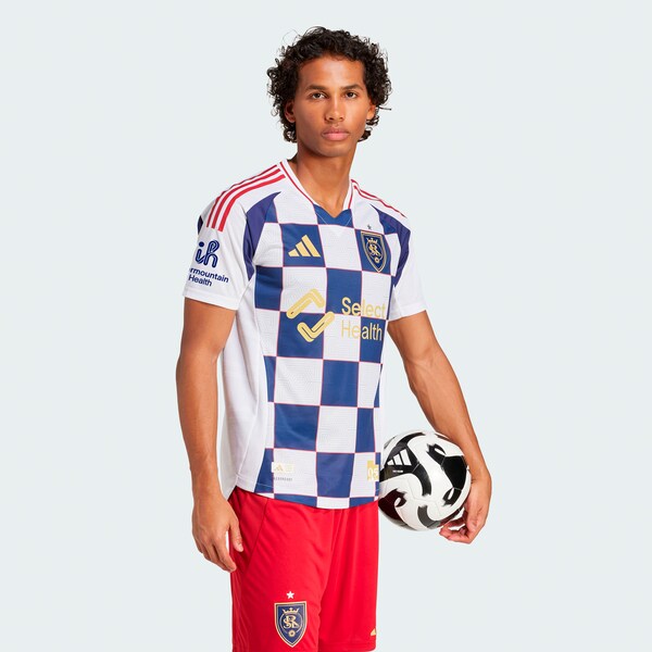 Real Salt Lake adidas 2025 Grid City Authentic Jersey - White - Image 7