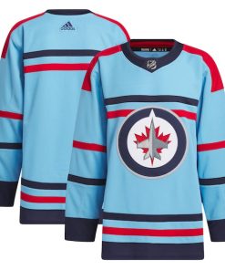 Winnipeg Jets adidas Anniversary Primegreen Authentic Jersey - Light Blue