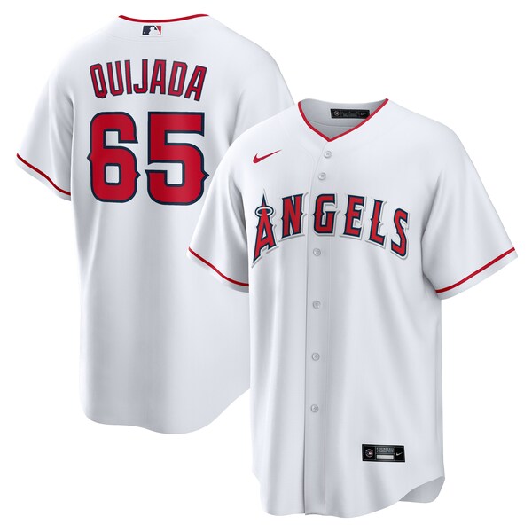 Jos¨¦ Quijada Los Angeles Angels Nike Home Replica Player Jersey - White