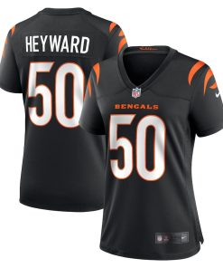 Shaka Heyward Cincinnati Bengals Nike Women's Team Game Jersey -  Black