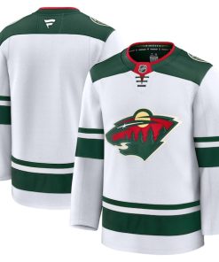 Alternative view of Minnesota Wild  Away Premium Jersey - White/Green