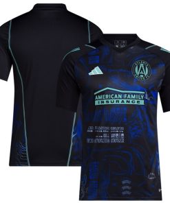 Atlanta United FC adidas 2024 One Planet Replica Jersey - Black