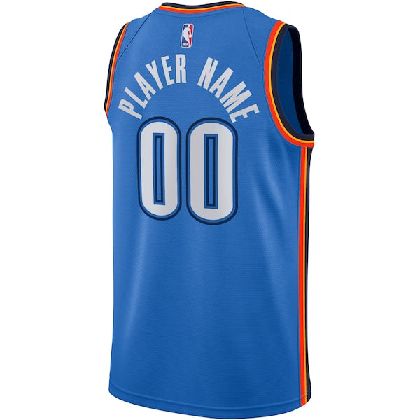Oklahoma City Thunder Nike Swingman Custom Jersey Blue - Icon Edition - Image 3
