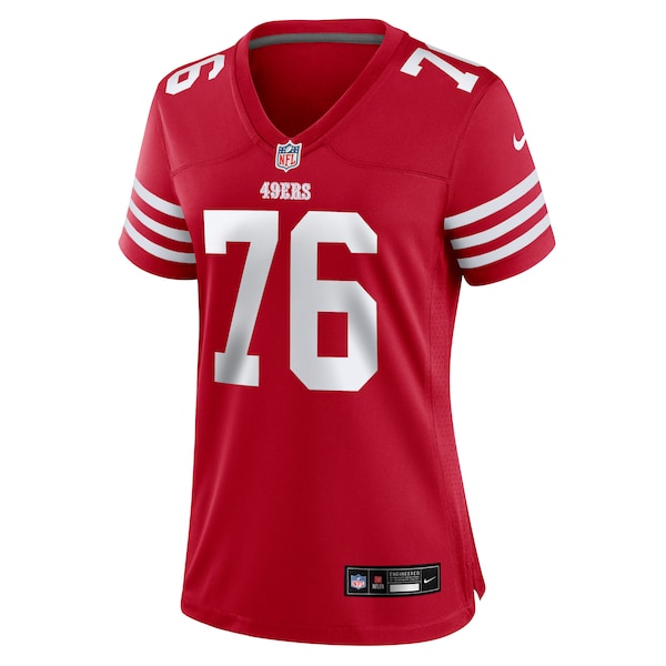 Jaylon Moore San Francisco 49ers Nike Women's Game Jersey - Scarlet - Image 2
