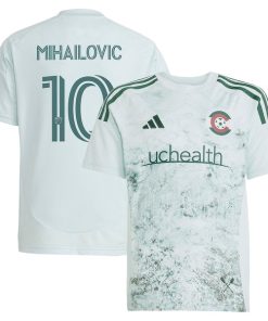 Djordje Mihailovic Colorado Rapids adidas Youth 2025 Headwaters Replica Player Jersey - Green
