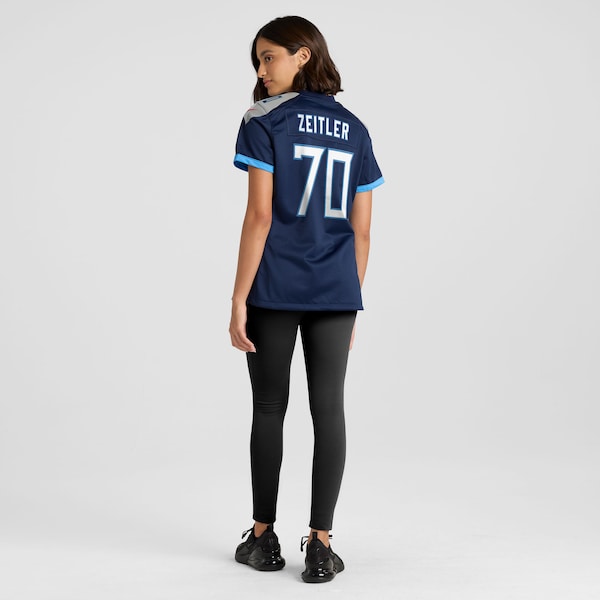 Kevin Zeitler Tennessee Titans Nike Women's Team Game Jersey - Navy - Image 5