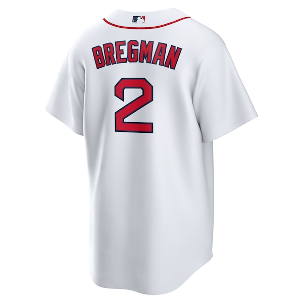 Alex Bregman Boston Red Sox Nike Home 1.0 Replica Player Jersey - White - Image 3