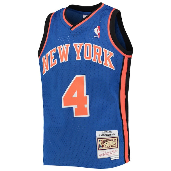 Nate Robinson New York Knicks Youth 2005/06 Hardwood Classics Swingman Jersey - Blue - Image 2