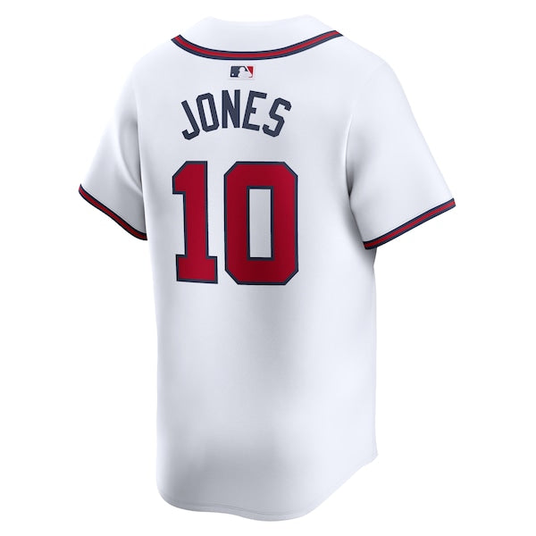Chipper Jones Atlanta Braves Nike Home Limited Player Jersey - White - Image 3