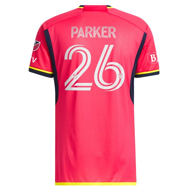 Tim Parker St. Louis City SC adidas 2024 The Spirit Kit Authentic Jersey - Red - Image 3