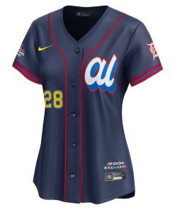 Alternative view of Javier B¨¢ez American League Nike Women's 2025 All-Star Edition Limited Player Jersey - Navy