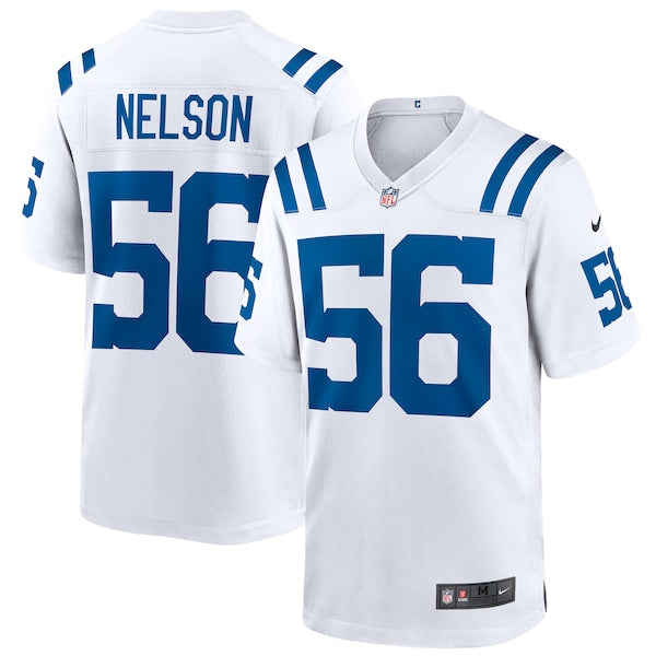 Quenton Nelson Indianapolis Colts Nike Game Player Jersey - White/Royal - Image 2