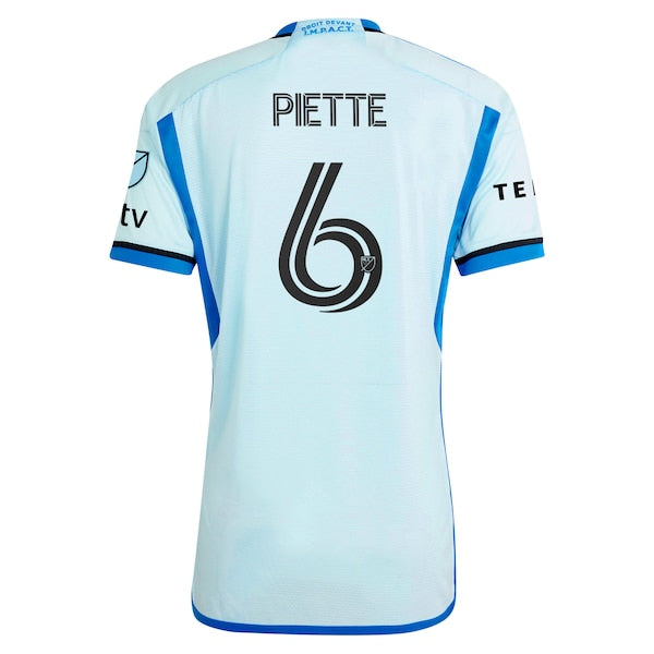 Samuel Piette CF Montreal adidas 2024 La Main Authentic Player Jersey?ยจC Light Blue - Image 3
