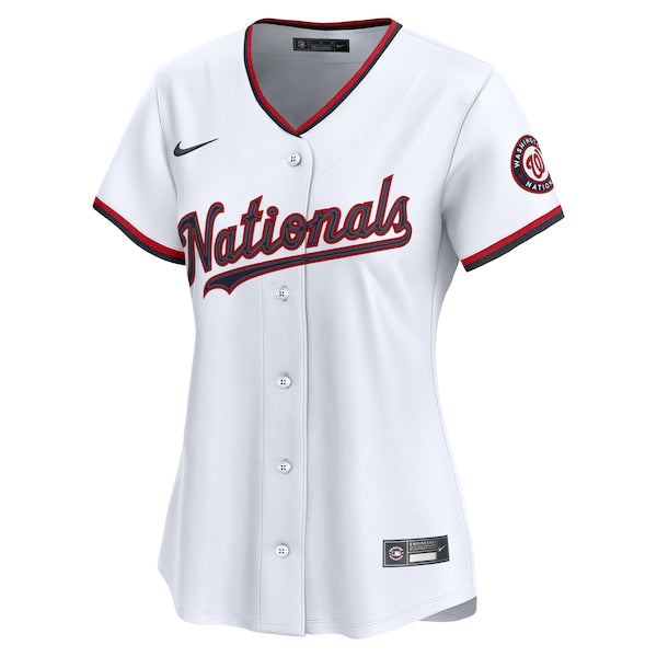 Dylan Crews Washington Nationals Nike Women's Home Limited Player Jersey - White - Image 2