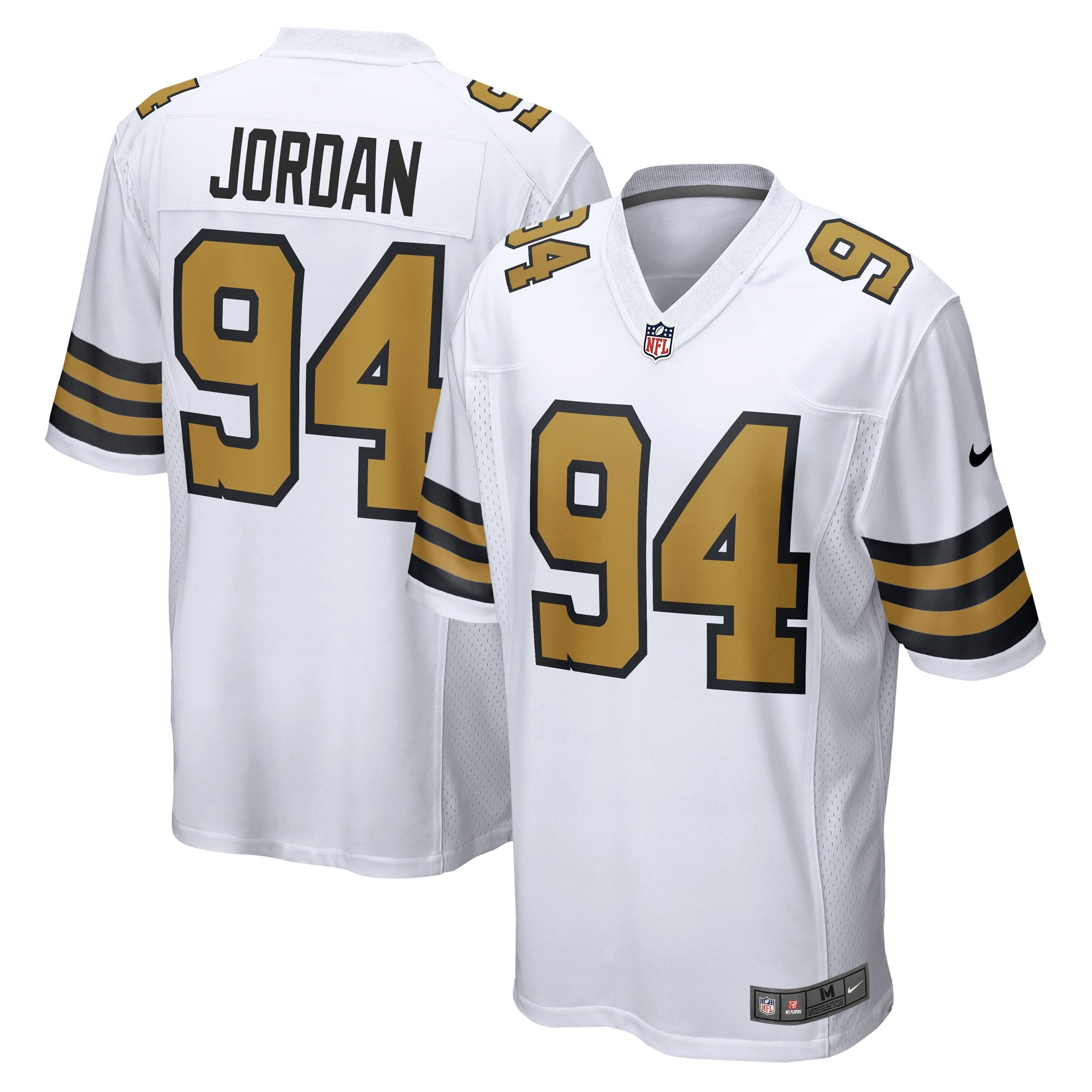 Cameron Jordan New Orleans Saints Nike Game Jersey - Black/White - Image 5