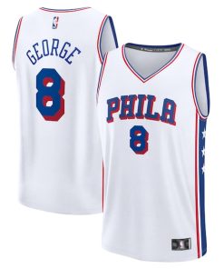 Paul George Philadelphia 76ers  Youth Fast Break Replica Player Jersey - Association Edition - White