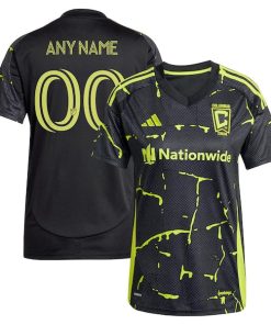 Columbus Crew adidas Women's 2025 The Goosebumps Kit Replica Custom Jersey - Black