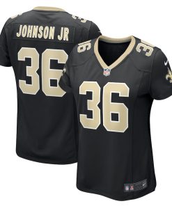 Anthony Johnson New Orleans Saints Nike Women's Team Game Jersey -  Black
