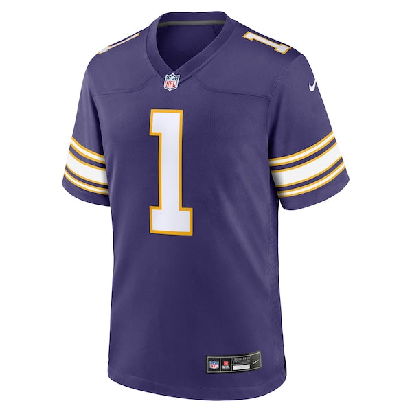 Warren Moon Minnesota Vikings Nike Classic Retired Player Game Jersey - Purple - Image 3
