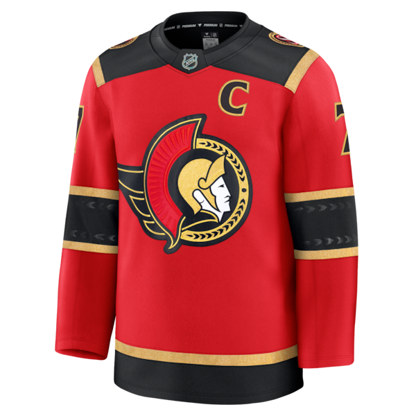 Brady Tkachuk Ottawa Senators Alternate Premium Jersey - Red - Image 2