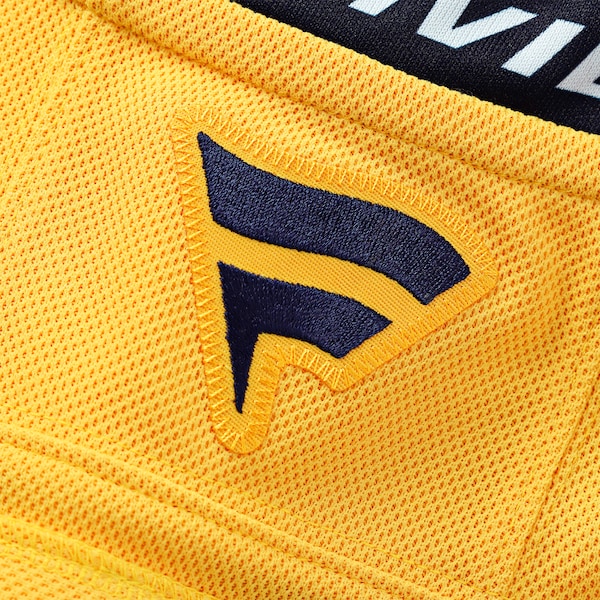 Nashville Predators Home Premium Custom Jersey - Gold/White - Image 7