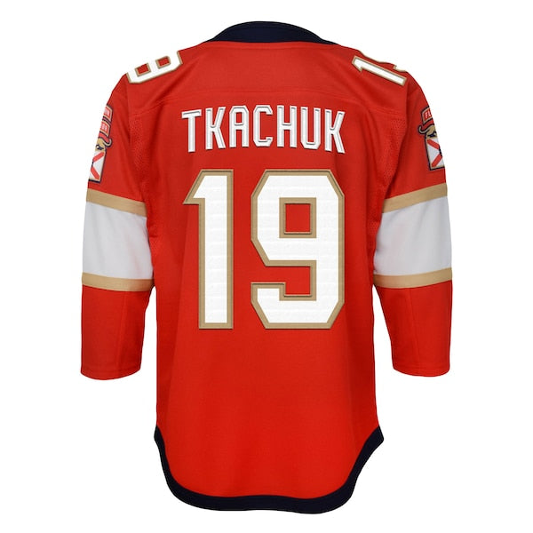 Matthew Tkachuk Florida Panthers Youth Home Premier Player Jersey - Red - Image 3