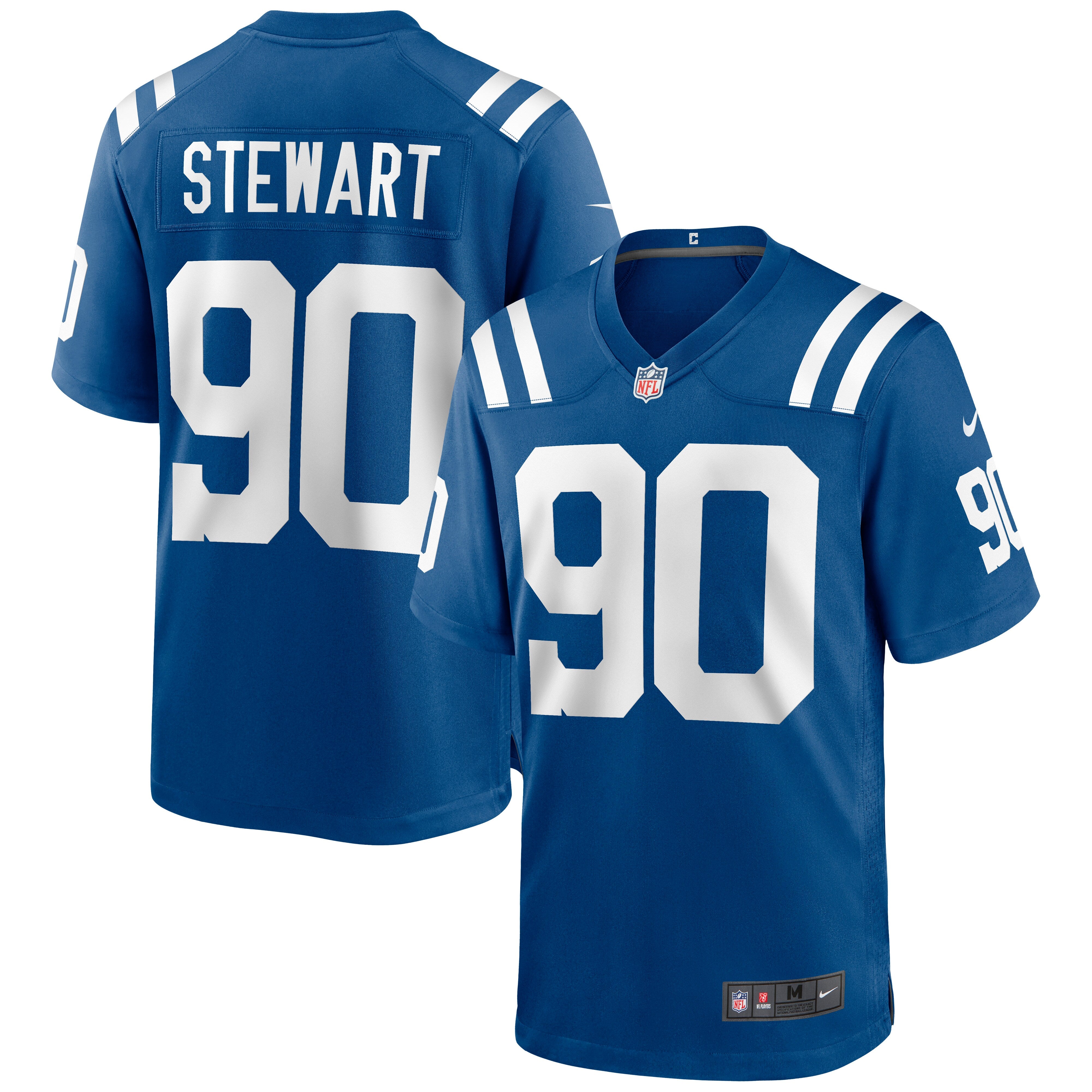 Grover Stewart Indianapolis Colts Nike Indiana Nights Alternate Game Jersey - Royal/Royal - Image 6